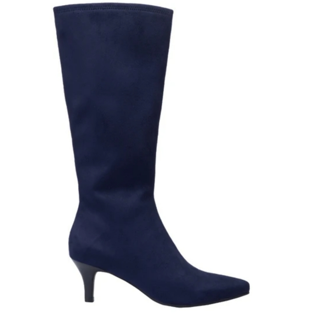 Impo sexy knee high faux suede stretch boots